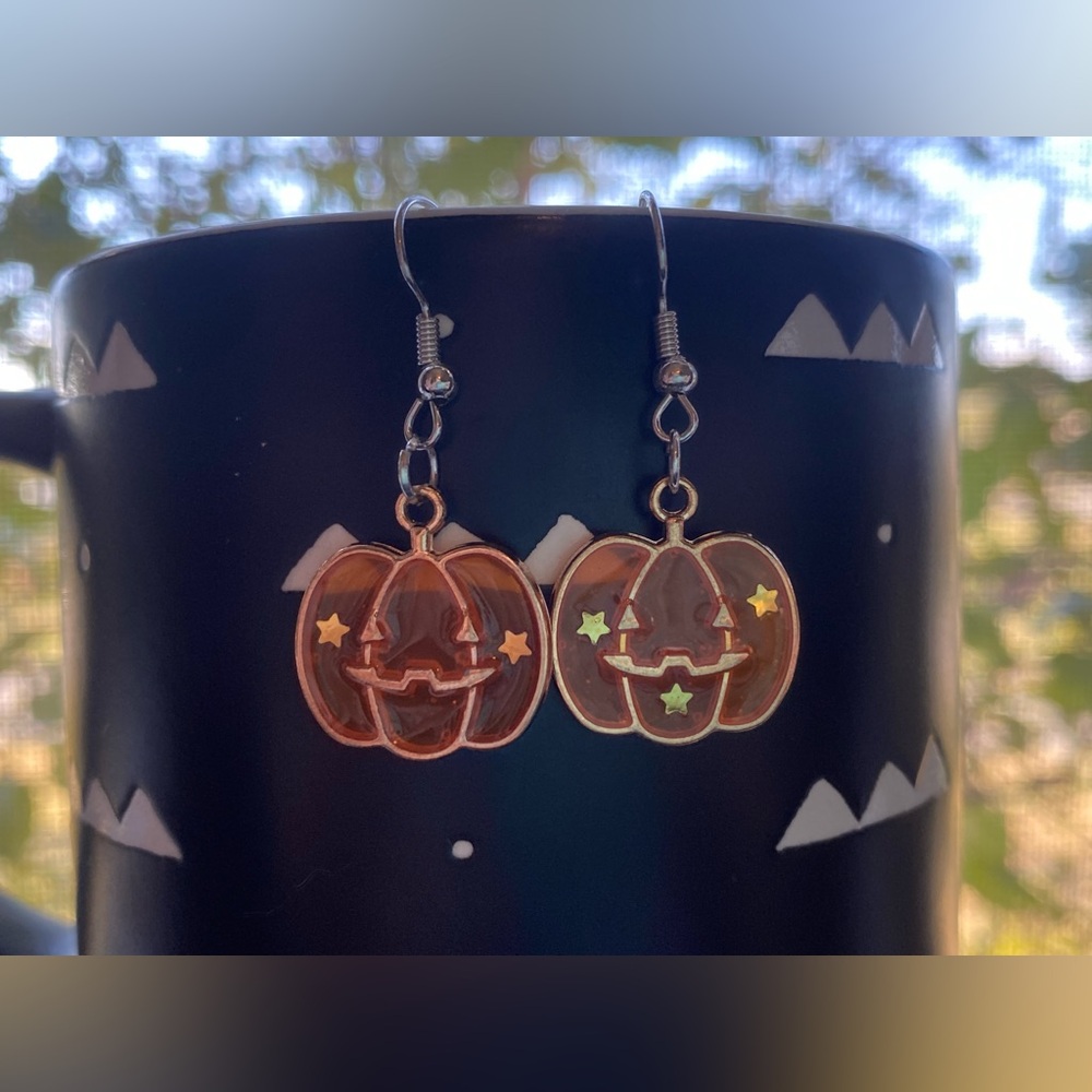Halloween Pumpkins W/stars